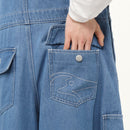 チャムス オールオーバーザオーバーオールガウチョパンツ CH18-1346 ロングパンツ オーバーオール ガウチョ レディース