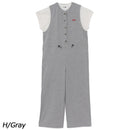 チャムス キーストーントップス＆オールインセット CH18-1375 Tシャツ 半袖 スウェット ロングパンツ レディース