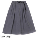 チャムス ツータックワイドスカートライト CH18-1347 ロングスカート フレアシルエット レディース