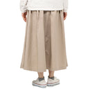 チャムス ツータックワイドスカートライト CH18-1347 ロングスカート フレアシルエット レディース