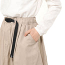 チャムス ツータックワイドスカートライト CH18-1347 ロングスカート フレアシルエット レディース