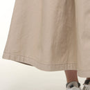 チャムス ツータックワイドスカートライト CH18-1347 ロングスカート フレアシルエット レディース