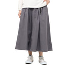 チャムス ツータックワイドスカートライト CH18-1347 ロングスカート フレアシルエット レディース