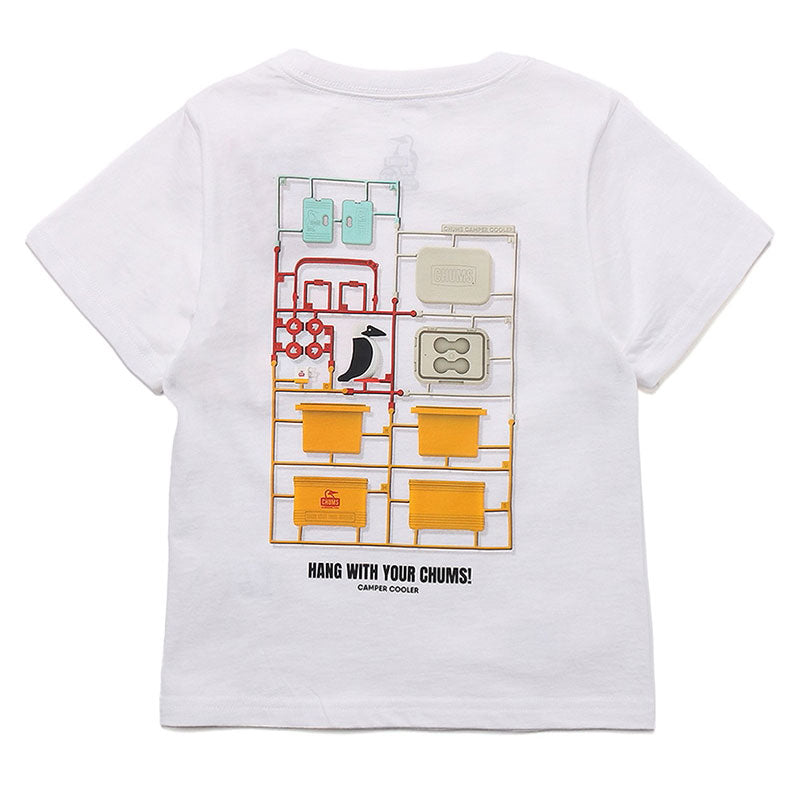 チャムス キッズクーラーポケットTシャツ Tシャツ 半袖 キッズ 親子お揃い