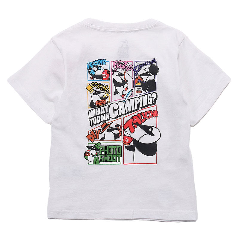 チャムス キッズワットトゥドゥインキャンピングTシャツ Tシャツ 半袖 キッズ 親子お揃い