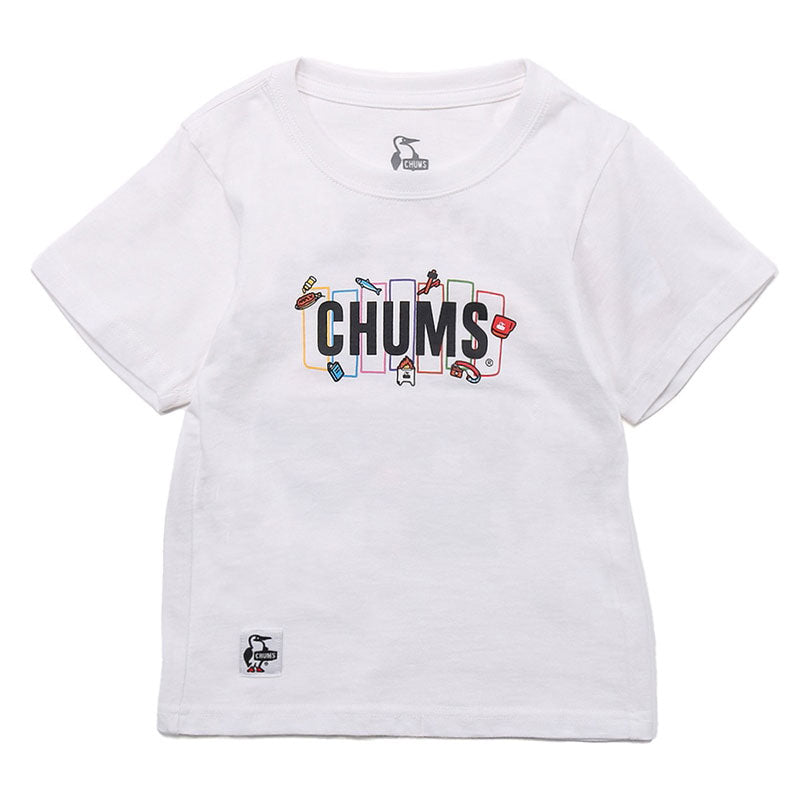 チャムス キッズワットトゥドゥインキャンピングTシャツ Tシャツ 半袖 キッズ 親子お揃い