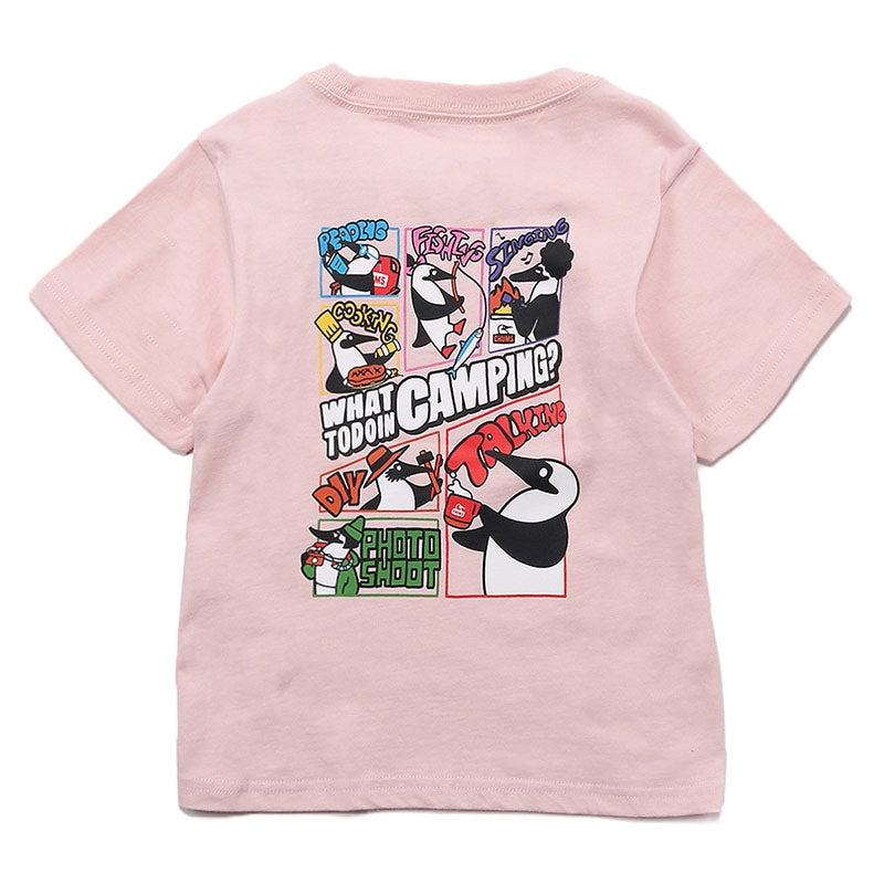 チャムス キッズワットトゥドゥインキャンピングTシャツ Tシャツ 半袖 キッズ 親子お揃い