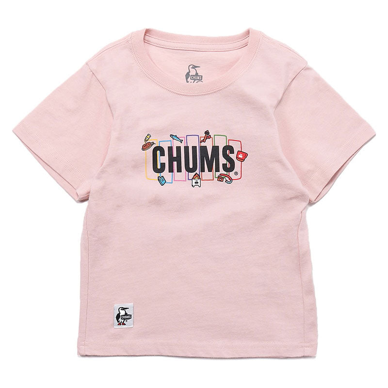 チャムス キッズワットトゥドゥインキャンピングTシャツ Tシャツ 半袖 キッズ 親子お揃い