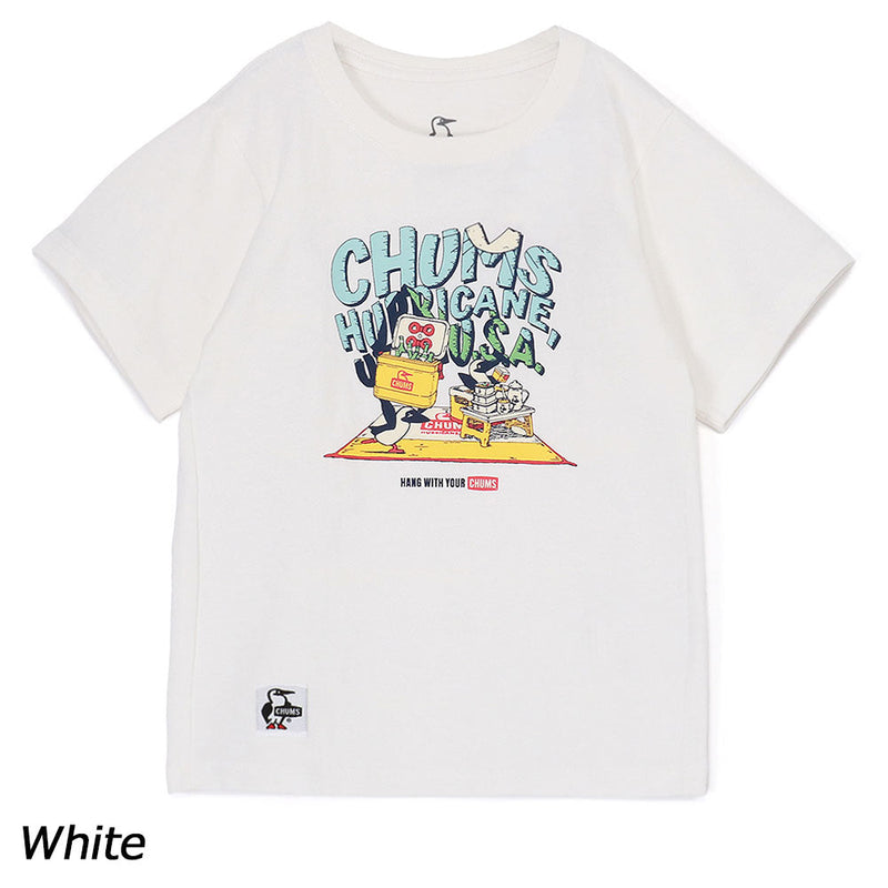 チャムス キッズブービーピクニックTシャツ Tシャツ 半袖 キッズ 親子お揃い