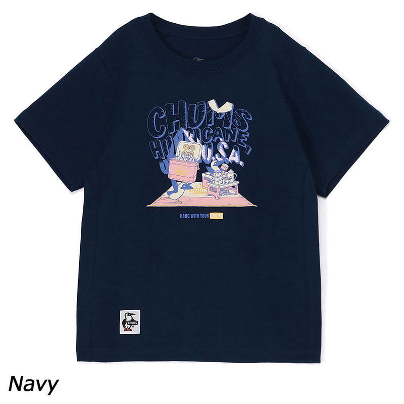 チャムス キッズブービーピクニックTシャツ Tシャツ 半袖 キッズ 親子お揃い