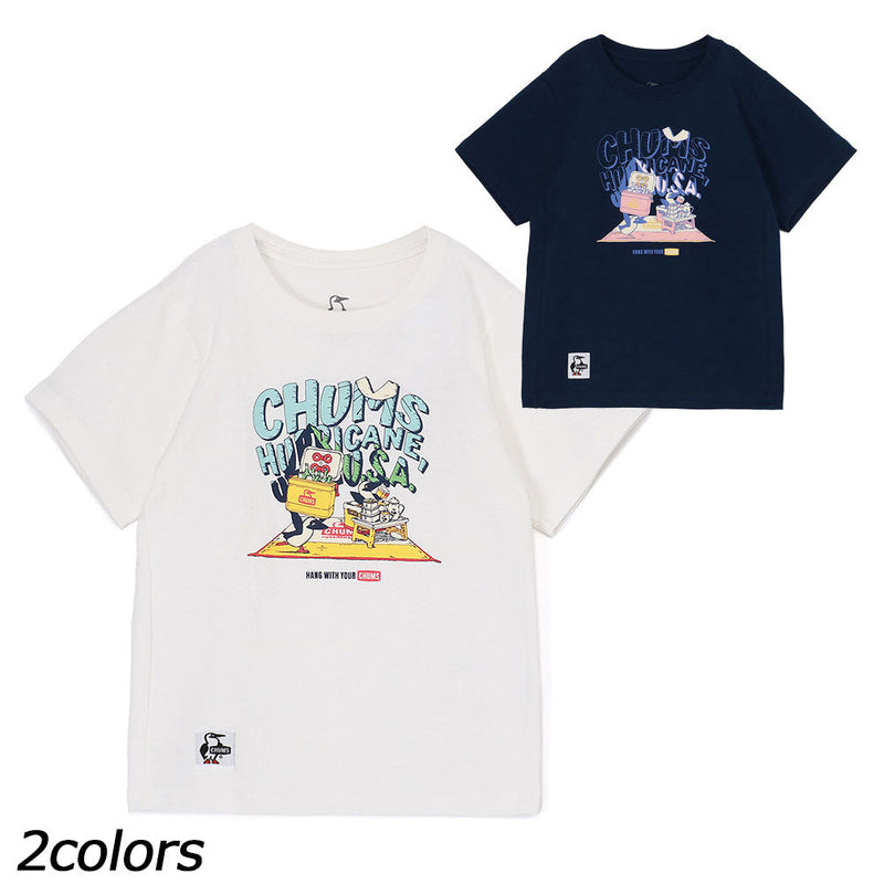 チャムス キッズブービーピクニックTシャツ Tシャツ 半袖 キッズ 親子お揃い