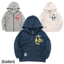 チャムス キッズブービーロゴジップパーカーループパイル CH20-1079 パーカー スウェット キッズ ジュニア ユース 親子お揃い