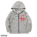 チャムス キッズブービーロゴジップパーカーループパイル CH20-1079 パーカー スウェット キッズ ジュニア ユース 親子お揃い