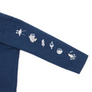 チャムス キッズスペースアドベンチャーブラッシュドロングスリーブTシャツ CH21-1343 Tシャツ 長袖 ロンT キッズ ジュニア ユース 親子お揃い