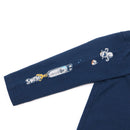 チャムス キッズスペースアドベンチャーブラッシュドロングスリーブTシャツ CH21-1343 Tシャツ 長袖 ロンT キッズ ジュニア ユース 親子お揃い