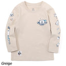チャムス キッズスペースアドベンチャーブラッシュドロングスリーブTシャツ CH21-1343 Tシャツ 長袖 ロンT キッズ ジュニア ユース 親子お揃い