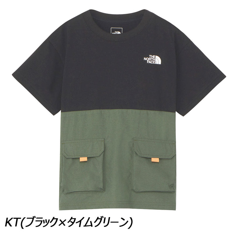 ノースフェイス アドベンチャーティー Tシャツ 半袖 UVケア キッズ