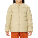 ノースフェイス マイクロゼファーカーディガン NYJ82352 アウター ノーカラー 中綿 撥水 静電ケア キッズ