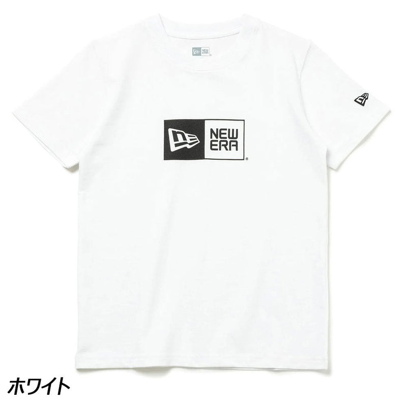 ニューエラ ユース 半袖コットンTシャツ ボックスロゴ Tシャツ 半袖 キッズ 定番