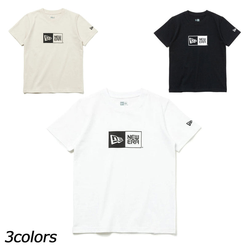 ニューエラ ユース 半袖コットンTシャツ ボックスロゴ Tシャツ 半袖 キッズ 定番