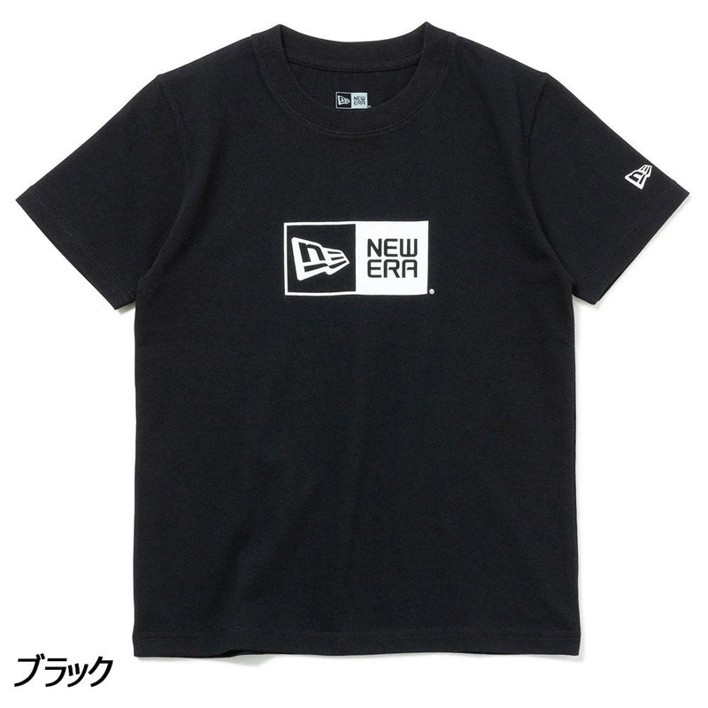 ニューエラ ユース 半袖コットンTシャツ ボックスロゴ Tシャツ 半袖 キッズ 定番