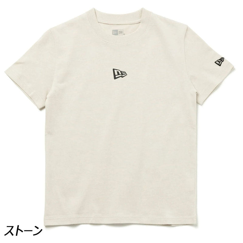 ニューエラ ユース 半袖コットンTシャツ フラッグロゴミニ Tシャツ 半袖 キッズ 定番