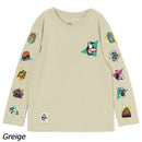 チャムス かせきさいだぁ キッズアラカルトロングスリーブT CH21-1384 Tシャツ 長袖 かせきさいだぁ コラボ キッズ ジュニア ユース