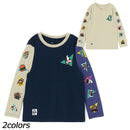 チャムス かせきさいだぁ キッズアラカルトロングスリーブT CH21-1384 Tシャツ 長袖 かせきさいだぁ コラボ キッズ ジュニア ユース