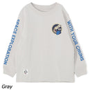 チャムス キッズスペースエクスプロレーションロングスリーブT CH21-1355 Tシャツ 長袖 キッズ ジュニア ユース 親子お揃い