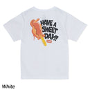 チャムス キッズハブアスウィートデイ！！ドライTシャツ CH21-1372 Tシャツ 半袖 速乾 遮熱 UVカット キッズ ジュニア 親子お揃い