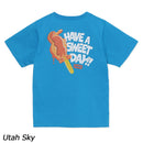 チャムス キッズハブアスウィートデイ！！ドライTシャツ CH21-1372 Tシャツ 半袖 速乾 遮熱 UVカット キッズ ジュニア 親子お揃い