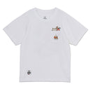 チャムス キッズアンチバグフードヨーカイポケットTシャツ CH21-1362 Tシャツ 半袖 キッズ ジュニア 親子お揃い