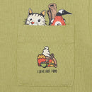 チャムス キッズアンチバグフードヨーカイポケットTシャツ CH21-1362 Tシャツ 半袖 キッズ ジュニア 親子お揃い