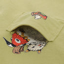 チャムス キッズアンチバグフードヨーカイポケットTシャツ CH21-1362 Tシャツ 半袖 キッズ ジュニア 親子お揃い