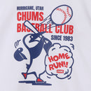 チャムス キッズチャムスベースボールクラブTシャツ CH21-1457 Tシャツ 半袖 吸汗 速乾 接触冷感 オーバーサイズ キッズ ジュニア 親子お揃い