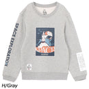 チャムス キッズスペースブラストオフクルートップ CH20-1083 トレーナー スウェット 裏起毛 キッズ ジュニア 親子お揃い