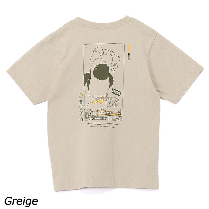 チャムス キッズチャムスチューンズTシャツ CH21-1455 Tシャツ 半袖 キッズ ジュニア 親子お揃い