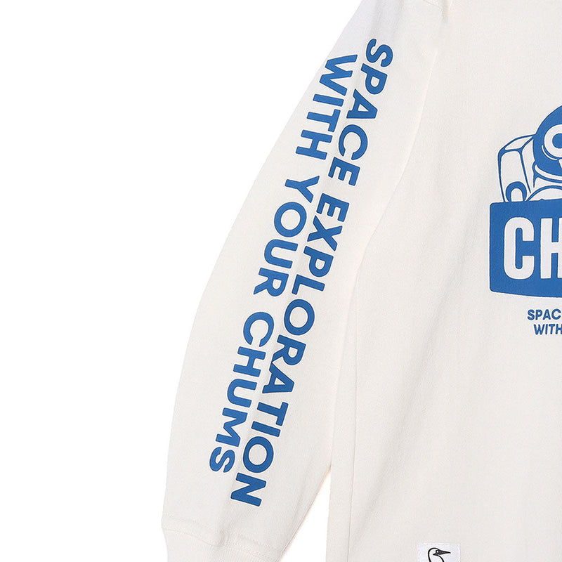 チャムス キッズスペースブービーブラッシュドロングスリーブTシャツ CH21-1411 Tシャツ 長袖 キッズ ジュニア