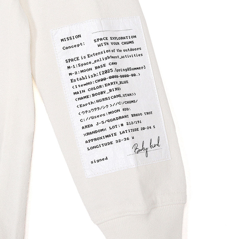 チャムス キッズスペースブービーブラッシュドロングスリーブTシャツ CH21-1411 Tシャツ 長袖 キッズ ジュニア