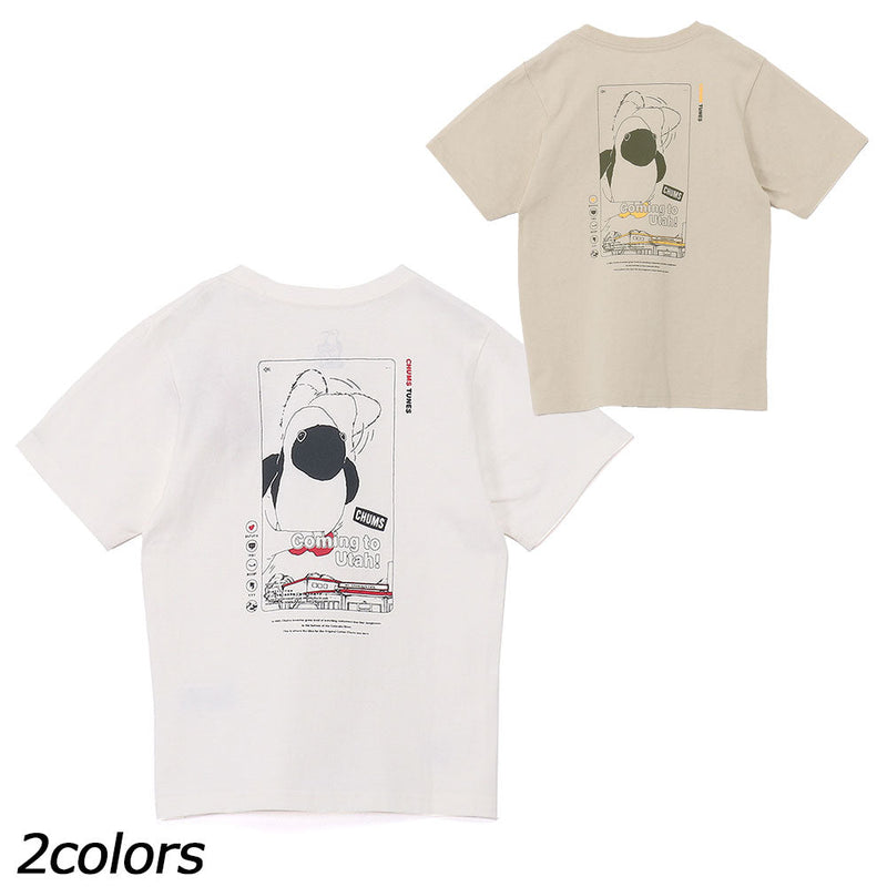 チャムス キッズチャムスチューンズTシャツ CH21-1455 Tシャツ 半袖 キッズ ジュニア 親子お揃い
