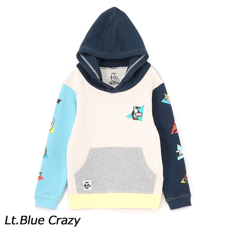 チャムス かせきさいだぁ キッズアラカルトプルオーバーパーカー CH20-1085 パーカー スウェット 裏起毛 キッズ ジュニア 親子お揃い