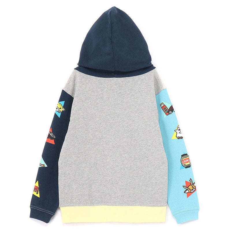 チャムス かせきさいだぁ キッズアラカルトプルオーバーパーカー CH20-1085 パーカー スウェット 裏起毛 キッズ ジュニア 親子お揃い