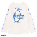 チャムス かせきさいだぁ キッズパターンブラッシュドロングスリーブTシャツ CH21-1420 Tシャツ 長袖 キッズ ジュニア 親子お揃い