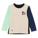 チャムス かせきさいだぁ キッズアラカルト2ブラッシュドロングスリーブTシャツ CH21-1421 Tシャツ 長袖 キッズ ジュニア 親子お揃い