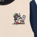 チャムス かせきさいだぁ キッズアラカルト2ブラッシュドロングスリーブTシャツ CH21-1421 Tシャツ 長袖 キッズ ジュニア 親子お揃い