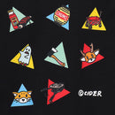 チャムス かせきさいだぁ キッズアラカルト2ブラッシュドロングスリーブTシャツ CH21-1421 Tシャツ 長袖 キッズ ジュニア 親子お揃い