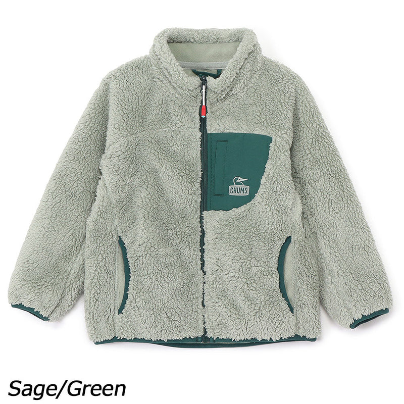チャムス キッズボンディングフリースジャケット CH24-1072 フリース ジャケット 防風 キッズ ジュニア 定番 人気 親子お揃い
