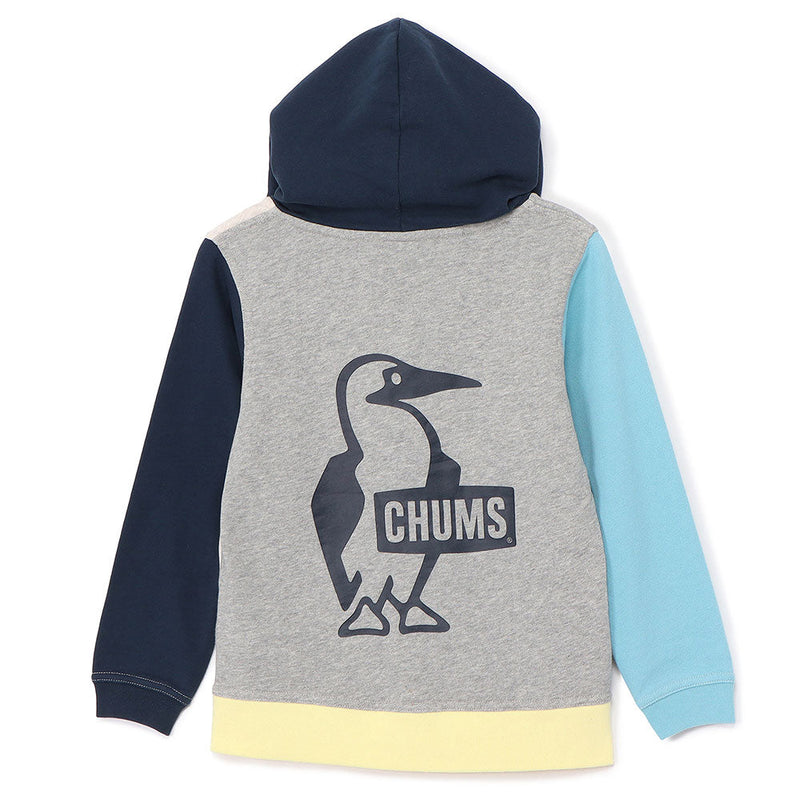 チャムス キッズループパイルブービーロゴジップパーカー CH20-1088 パーカー スウェット 裏起毛 キッズ ジュニア 親子お揃い