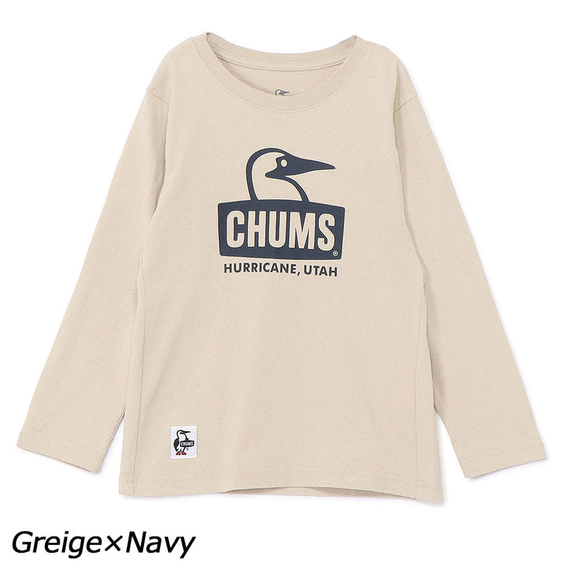 チャムス キッズブービーフェイスブラッシュドロングスリーブTシャツ CH21-1293 Tシャツ 長袖 キッズ ジュニア 定番 人気 親子お揃い