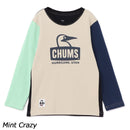 チャムス キッズブービーフェイスブラッシュドロングスリーブTシャツ CH21-1293 Tシャツ 長袖 キッズ ジュニア 定番 人気 親子お揃い